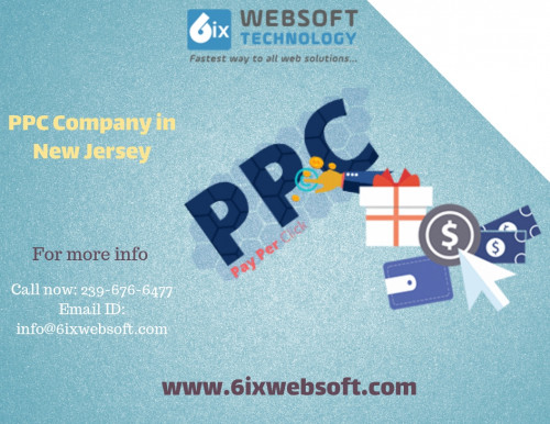 6ixwebsoft Technology is the best PPC company in New Jersey that has a team of most experienced & certified professionals. We provide you with our exceptional services that will expand your business across the globe and that too within your budget. So, visit our website to know more.

https://6ixwebsoft.com/6ixwebsoft-new-jersey/quality-ppc-services-in-nj/