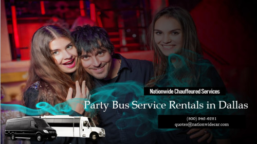 Party Bus Service Rentals in Dallas