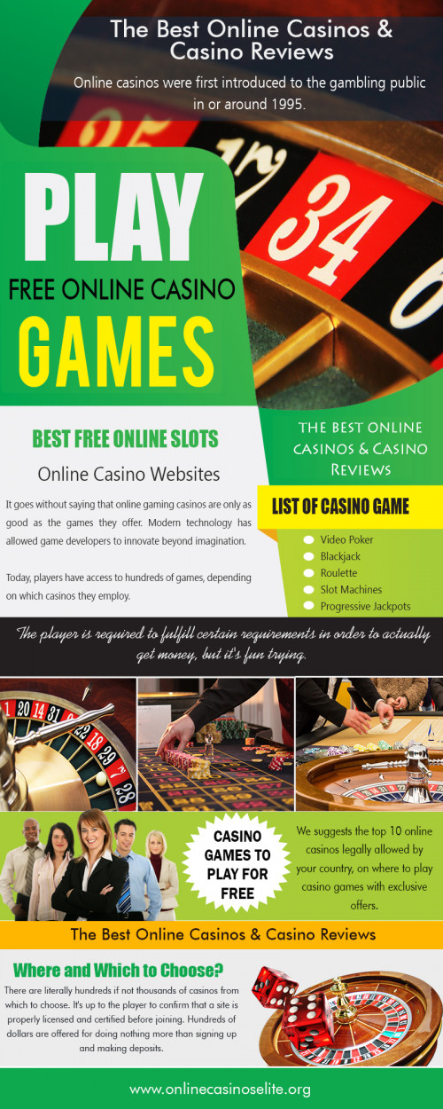 Best free online slots with the most beautiful live games and progressive slots at https://www.onlinecasinoselite.org/free-slots

If you intend to try to learn how gambling works, the best starting place for you is best free online slots. Whether you are new to casino games or an expert to them, casino top sites will still be able to offer superb quality entertainment in a relaxing environment by just clicking on your mouse. Moreover, online gambling sites are ideal venues where you could gather enough experience and learn from more professional gamblers, see if the techniques you have learned are any good and even get all the excitement of gambling with real money.

Our service:

Best free online slots
Best free slots games
Free slots play
Play slot machines free

Play Free Online Casino Games click below links :

https://www.onlinecasinoselite.org/free-slots

Connect With Us On Social Media :

https://www.facebook.com/Online-Casinos-Elite-250798444976283/
https://twitter.com/casinoselite
https://www.instagram.com/cas1nossites/
https://www.pinterest.com/casinoselite/
https://plus.google.com/u/0/105497264859115496269
https://www.youtube.com/channel/UCLxYM_VniYQMhvBeLXDyXhA