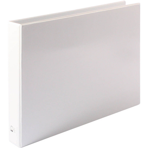 Presentation Ring Binder White A3 Landscape closed