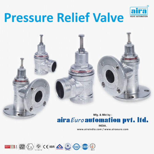 We Aira Euro Automation is a well known Pressure Relief Valve manufacturer & Safety Valve manufacturer in India