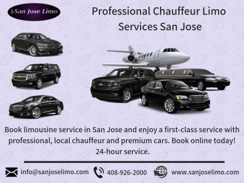 San Jose Limo provides professional chauffeur limo services in San Jose. We are available 24 hours. To book a limo you can visit: https://www.sanjoselimo.com/