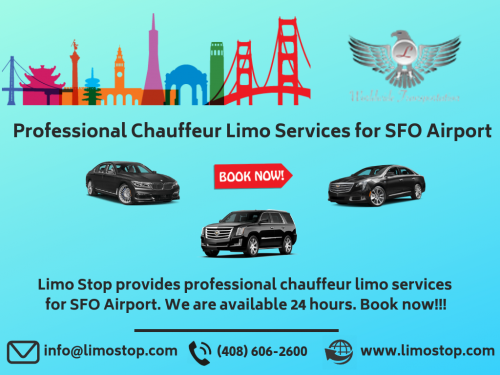 Need a limo or professional transportation to the SFO airport, We offer stylish and luxurious limo service. To make a reservation you can visit: https://www.limostop.com