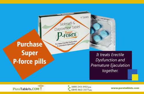 Buy Super P Force tablets Online in USA & UK to treat impotence and ejaculation problems at https://www.puretablets.com/super-p-force

Keeping the drug at room temperature is best. Extreme hot and cold places are harmful. It is must to store the drug away from heat, light and moisture. The pills should be kept in air tight box. Buy Super P Force tablets Online in USA & UK is highly reactive, so it is important to prevent the drug completely. Room where the drug is stored should be clean. Keep the drug at some dark and hygienic place. Store the drug away from children.

Our Products:

Purchase Super P-force pills in USA & UK
Buy Super P Force tablets Online in USA & UK
super p force tablets in USA & UK
Super P-Force
Super P-Force online
Super P-Force pills
Super P-Force tablets

Read Our More Blogs:


https://jellykamagra.blogspot.com/2018/07/purchase-super-p-force-pills.html
https://superpforcetablets.wordpress.com/2018/05/16/kamagra-oral-jelly-usa/
http://superp-force.yolasite.com/
http://buyonlinesuperpforce.weebly.com/
http://superp-forceonline.tumblr.com/KamagraOralJellyUsa
https://jellykamagra.blogspot.com/2018/06/buying-fildena-50-without-prescription.html


Follow On Our Social Media:

https://twitter.com/SuperPForcepill 
https://www.pinterest.com/SuperPForcepill
https://www.dailymotion.com/puretablets
https://plus.google.com/u/0/105113957304564965598
https://www.813area.com/user/kamagraoraljelly
https://fildena100.netboard.me/
https://followus.com/puretablets
https://padlet.com/KamagraJelly/9ey9zewluxh2