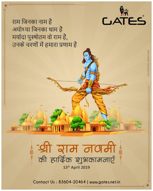 May the divine blessings of #peace and virtue shower upon you, this Ram Navami! 
#RamNavami #Mahanavami #Day9 #NavRatri #India #HappyNavratri #Navratri2019 #Happiness #FestivalsofIndia #FestivalSeason #GatesMetalExperts #AirCoolers 
https://in.pinterest.com/gatesmetalxperts/