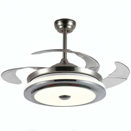 Remote Control Folding Blades Ceiling Fan With Lamp 1