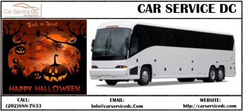 Rockville Charter Bus for Halloween