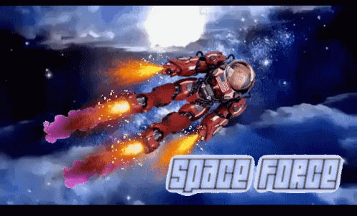 SPACE FORCE GIF UFO