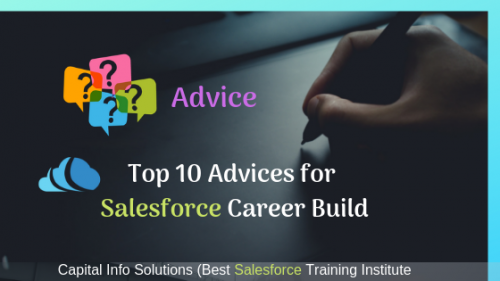 Top 10 Advices for Salesforce Career Build
Salesforce CRM is the world’s top-most cloud platform intended to acquire customer relationship management services and better insightful solutions
https://bit.ly/2zlex1T