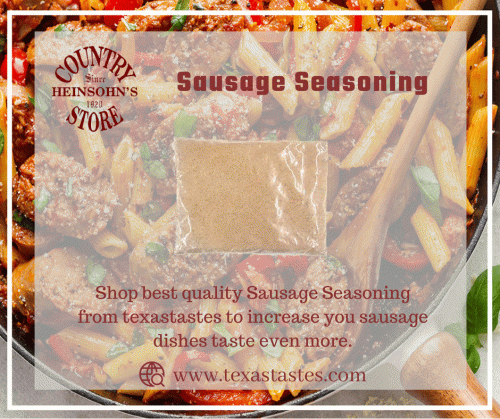 Presently improve sausages with taste with quality Sausage Seasoning accessible at Heinsohn's Country Store, TX, USA, best case scenario business cost. Purchase Venison Sausage Seasoning Mix best case scenario cost of $5.99 from our store. This is delicious to the point that there is no need ketch up. You can purchase additionally purchase an instance of 24.