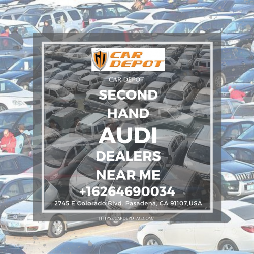 Car Depot is one of the top second hand audi dealers near me. Contact them to buy the used audi California. They are the best used audi dealers near me offering the dream car at a low price.