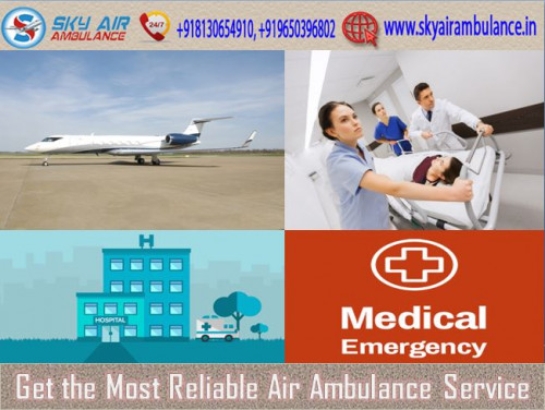 Sky Air Ambulance in Delhi is giving transfer service to a patient at a very genuine fare. It confers the fully safe medical evacuation to the patient in the presence of the medical team. Sky Air Ambulance Service in Delhi is any-time available for the excellent transfer of a patient.
More@ https://goo.gl/85Gx6V