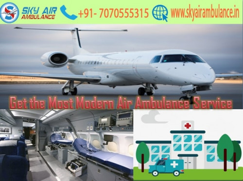 Sky Air Ambulance in Delhi and Patna gives the lowest cost Air Ambulance Service with all hi-class medical facility. We confer A to Z emergency setup to the patient during transfer. Sky Air Ambulance Service in Delhi and Patna gives the well trained medical staff for the monitoring for the patient’s condition. 
More@ https://goo.gl/SkPQme