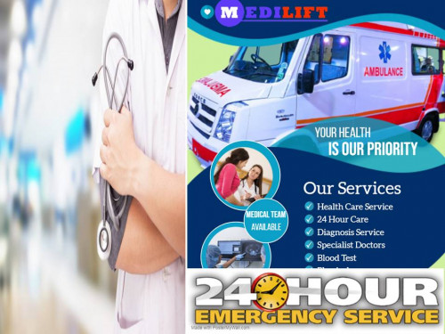 You can take the advantage of the India no.1 road ambulance service provider in Patna at a very low fare. Medilift Ambulance provides possible low fare Emergency Ambulance in Patna with all kinds of advanced medical facilities for the patient transfer.
https://bit.ly/3qr85hU