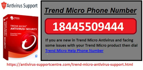 Trend Micro Support Number @ 18445509444 services is the online support services working to offer right technical solutions to the US customers. These services are run by learned technicians. If you are new in Trend Micro Antivirus and facing some issues with your Trend Micro product then dial Trend Micro Help Phone Number. For further info visit at  https://antivirus-supportcentre.com/trend-micro-antivirus-support.html