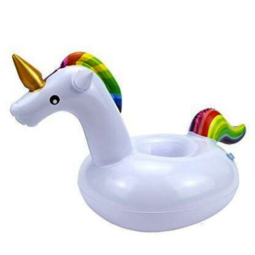 Unicorn Inflatable Cup Floating Coasters Drink Holder a