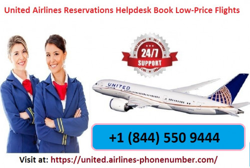 While reserving your flight-tickets if you need some great deals, offers & discounts reach for the experts at united airlines reservations desk. This is a 24/7 helpline made for reserving your air-tickets at great prices through United Airlines Phone Number @ +1 (844) 550 9444 or view more at https://united.airlines-phonenumber.com/