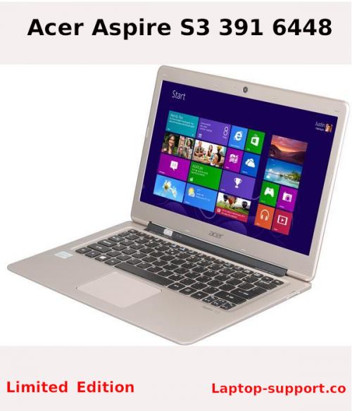 Technical support for setting up & installing your Acer Aspire S3 391 6448 Laptop with Driver upgrade. Simple Troubleshooting steps to fix laptop errors.