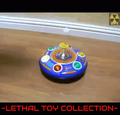 Vintage UFO Super Blowing Ball GIF