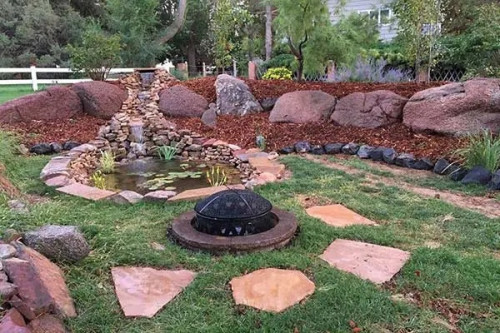 The sound and sight of water can trigger memories and a state of mind. Water features can infuse atmosphere into your landscape. Your water feature could be a bubbling rock or trickling stream, to calm the soul, or it could be a splashing, crashing waterfall, stimulating a playful energy, or nostalgia of your favorite swimming hole as a kid. https://backeslandscaping.com/landscaping-water-features/