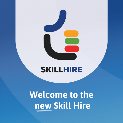 Skill Hire has begun one of the most exciting changes to our identity in thirty years. 

Many know us for our trusty thumbs up, but it’s not only our identity, it represents one of our most important values, community. We believe in making impacts in the community around us and helping all walks of life achieve their goals.