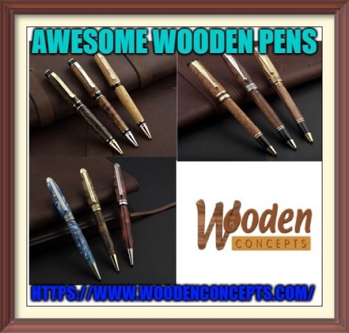 The pens are perfectly suited for those who love to use larger and heftier pens, having made of wood such as Dymondwood Fuchia, Hazelnut, Heritage Oak, Indigo Royalwood, Madras and Magnum.
https://www.woodenconcepts.com/