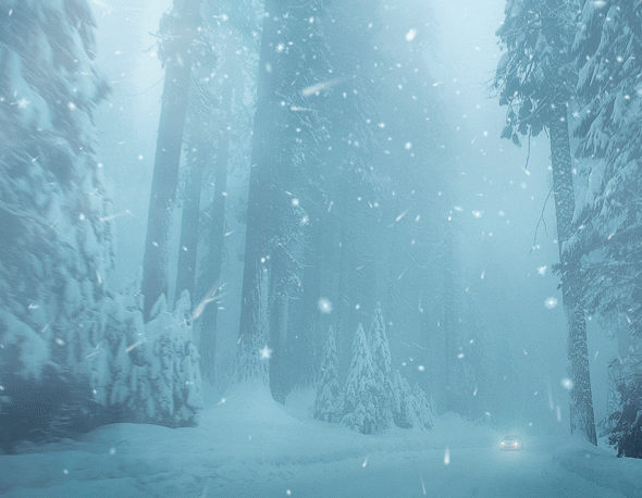 Animated Snow Photoshop Effect