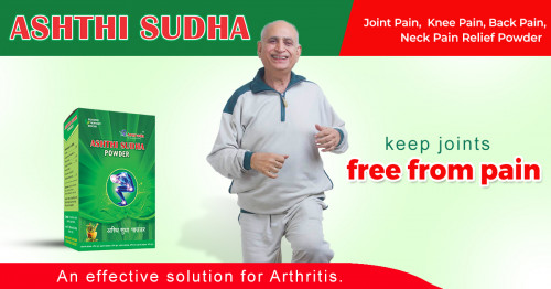 Joint pain has become a common issue with many today, more with the older generation. To solve this problem Ayurvedic Health Care Provides you natural product named as Asthi Sudha for any kind of  joint pain. Ashthi sudha is an ayurvedic powder a perfect remedy for joint pain containing Sunthi, Methi, Dashamoola, Guggul, Ashwagandha, etc it will help reduces joint pain in a traditional manner.

For more information call us on+91 95581 28414
Email I'd: info@ayurvedichealthcare.in
Url: www.ayurvedichealthcare.in