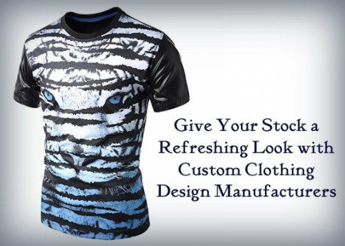 Here are few tips how custom clothing manufacturers make the best clothing products that would meet your needs and requirements and give your stock a refreshing look. Know more http://www.wholesaleclothingmanufacturer.com/2015/10/give-your-stock-refreshing-look-with.html