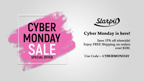 Grab the amazing discount of waxing items on this Cyber Monday. Starpil Wax offering 15% Off sitewide on retail items! shop and Enjoy free shipping on orders over $100. Discover why thousands of people are making the switch. Use this "CYBERMONDAY" promo code while checking out. More About Discount: http://bit.ly/2R9Pw0p