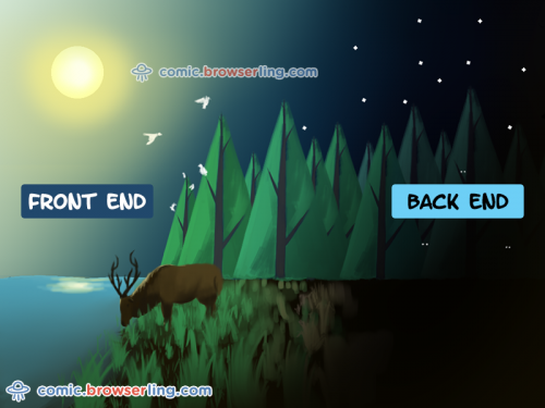 Day vs night.

For more coder comics visit comic.browserling.com. New programmer comics every week!