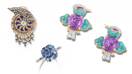 Just in time for the occasion, jewelry experts from Phillips, Christie's, and Sotheby's are weighing in on the must-have fall auction lots From a Fancy Light Pink diamond to a Burmese sapphire ring, these are some of the season's most anticipated pieces The remarkable stone adorning this ring is a Fancy Vivid Blue diamond-the most prized color for blue diamonds on today's auction market.