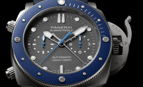 Panerai presents a new diver's professional watch, strong, bold and tough: a new Submersible chronograph inspired by Guillaume Néry, the french.