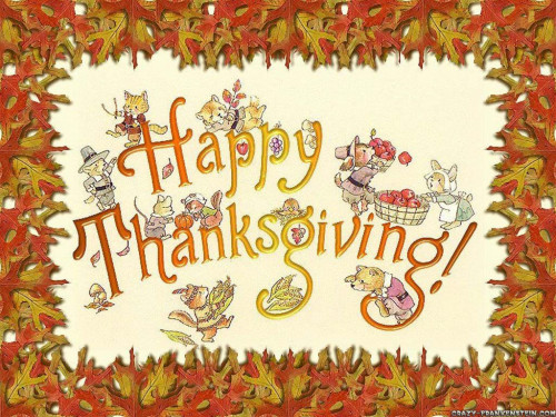 happy thanksgiving card wallpaper