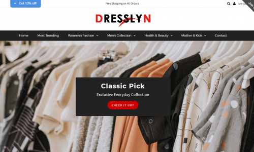 Dresslyn - Online Women and Men Fashion Store. Health and Beauty products, Mother & Kids Items, Most trending clothes and Wedding Gowns at affordable rates in USA.

Welcome to Dresslyn, your go-to store for all fashion and beauty needs! Women’s fashion that features the most trending clothes from elegant wedding gowns to sportswear like leggings and sports bras. We believe that the inside needs to be just as good as the outside and that’s why we have the best lingerie collection that gives you comfort and looks sexy. Blinge, funky, trendy accessories like watches, sunglasses, jewelry that will add oomph to any outfit and take you from drab to fab, we have got it all! Shoes that will match any outfit from heels to casual sandals, we have you covered! No outfit is complete without dazzling makeup, check out our beauty store to get the best makeup and beauty products and tools. Nail products like powder glitter, nail drill, nail polish to give you the perfect flaunt-worthy manicure! Makeup brushes that will make your makeup blend like a dream, we have got it! Whatever you need, Dresslyn is here! All your fashion and beauty needs are sorted with Dresslyn.

#OnlineWomen'sFashionStore #OnlineMen'sCollection #Health&Beautyproducts #Mother&KidsItemsOnline #BuyOnlineFaceMask #QualityMakeupBrushesUSA #OnlineGelNailPolish #BuyNailGlitterinUSA #QualityWomen'sDressUSA #BestWomenJewelryStore #BuyonlineWomenGlasses #BestOnlineWomen’ssandals #Men'sCasualWearClothesUSA #AffordableMen'sShoesUSA #Men'sWinterCollection

Read more:- https://www.dresslyn.com/