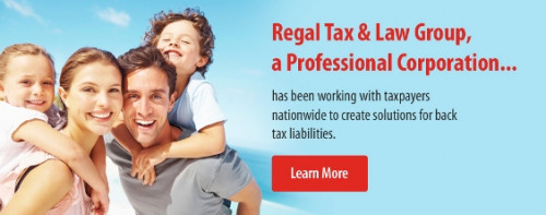 If you or someone you know is out of compliance with the IRS and the State, now is the time to speak with a San Francisco or a San Diego tax lawyer to resolve all tax matters. 

Areas of expertise:

•IRS & State Tax Negotiation
•Tax return preparation
•Foreclosure/Short Sale documentation retrieval, review, preparation and filing
•Wage garnishment release
•Bank levy release
•Currently not collectible
•Installment agreements
•Offer in compromise
•EDD & BOE issues
•We specialize in advising realtors, investors, construction contractors
•Any personal or business tax related matters
•Stop hiding and start new and relieved for 2015!

Contact 
Regal Tax and Law Group, 
P.C. today for a review with one of our tax attorneys.

Call us now toll-free 866.849.8566
Website - https://www.regaltaxlaw.com/