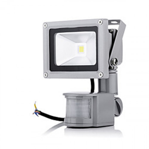 Features:
- Motion Sensor: At night, the light will automatically turn on when sensing any motion within 26-39 feet.
- Customized Settings: Lighting time, detection distance, the sensitivity of sensor according to different ambient light environments.
- Waterproof: IP65 rating, can be mounted outdoor; the motion sensor is IP44.
- Maintenance Free. Extremely long life reduces re-lamp frequency. Save labor cost to replace bulbs with short lifespan.
- Versatile: For lighting of porch, hallway, aisle, door, corridor, staircase, etc.

What's in the box
LED Flood Light with Motion Sensor - 10W