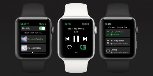 The news was announced today on Spotify's blog, where it details the app's features, which also include the ability to play podcasts, in addition to music "We know the importance of having music on the go, which is why we're excited to bring a new Spotify app to our highly mobile users on Apple Watch," the company said The App Store's release notes indicate this is a "First version" of the Watch app, which hints more changes will come.