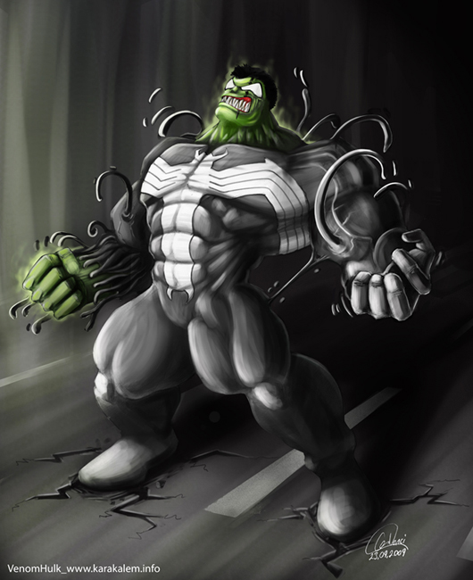 Image venom hulk by canvanci in Hulk album.