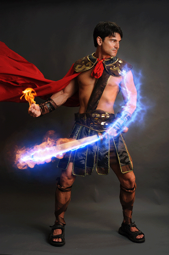 Animated Fire and Animated Energy Effects photoshop Action