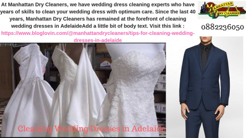 Cleaning wedding dresses is off course not a DIY task. Take a single wrong step and your wedding dress can ruin its delicacy forever. However, you can clean it easily by calling Manhattan Dry Cleaners to your doorstep on 0882236050. And, there is a Good News, now we are into wedding bridal dress designing too!